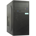 Inter-Tech PC Chassis IT-6516 Ripple, mATX, 1x 5.25" external, 2x 3.5" int. and ext., 3x 2.5" internal, 2x USB 3.2, 2x USB-C, mATX MB, ATX PSU, 175 x 365 x 355mm (WxDxH), Dark Gray