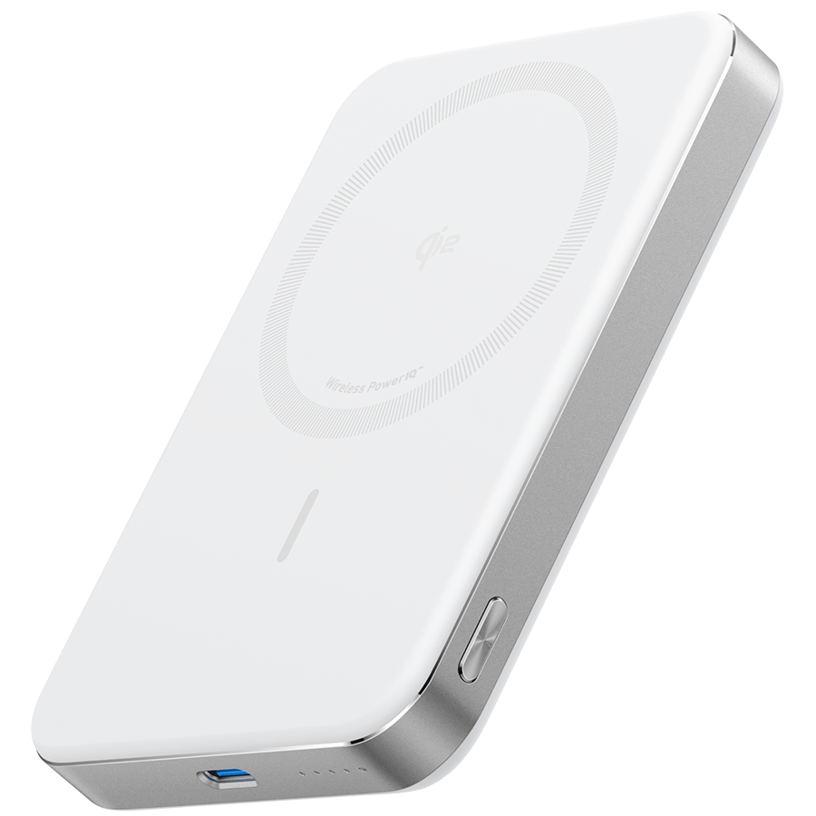 Anker MagGo Power Bank (10K, Magnetic Wireless) White Anker MagGo Power Bank (10K, Magnetic Wireless) White - Image 1