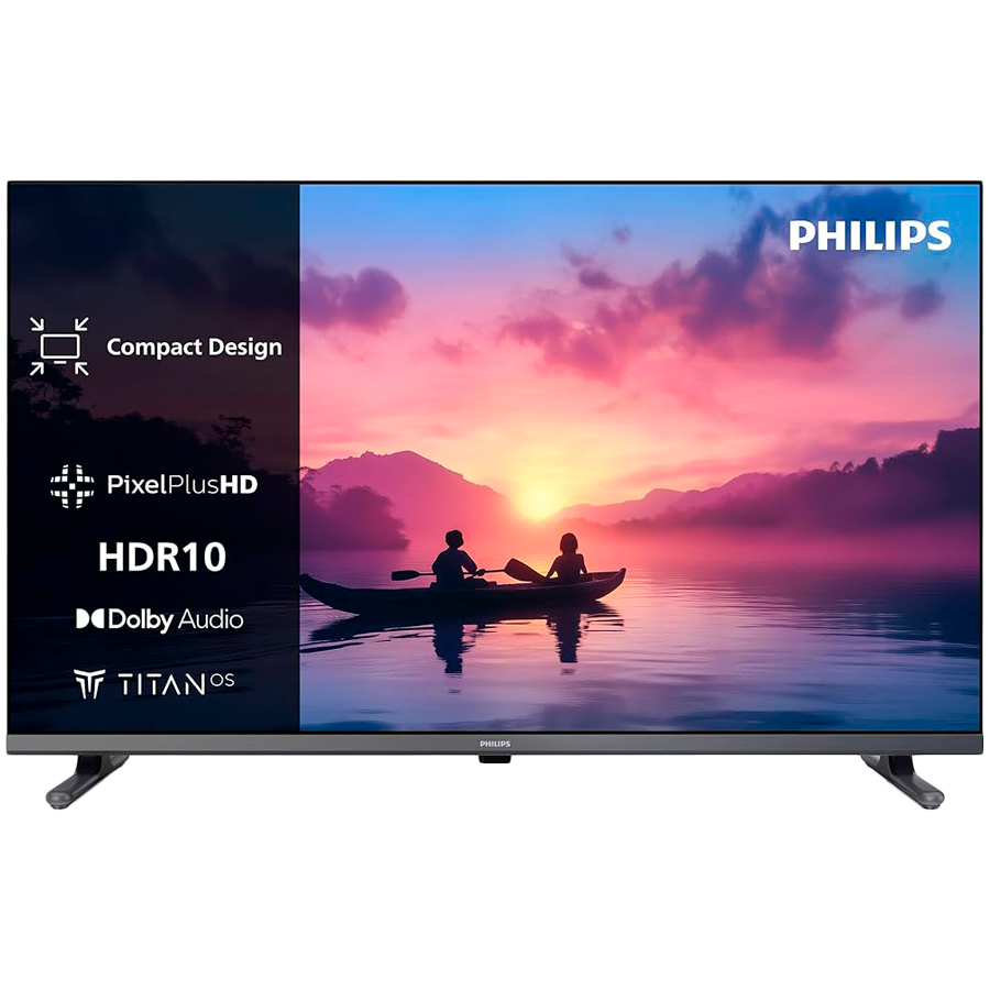 PHILIPS TV LED 32", HD, Smart TV, HDR10, DVB-T/T2/T2-HD/C/S/S2) Diagonal: 32" (80 cm) Screen: LED HD TV 1366 x 768p PHILIPS TV LED 32", HD, Smart TV, HDR10, DVB-T/T2/T2-HD/C/S/S2) Diagonal: 32" (80 cm) Screen: LED HD TV 1366 x 768p - Image 1