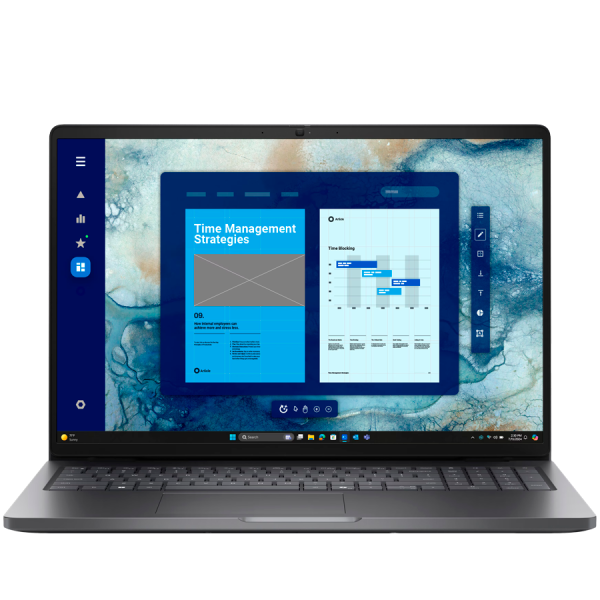 Dell Pro 16 PC16250, 16" FHD+ (1920x1200), Intel Core 5 120U, 1x 16GB DDR5, M.2 512GB SSD, Intg GPU, Wi-Fi 6E, BT 5.3, 2x…