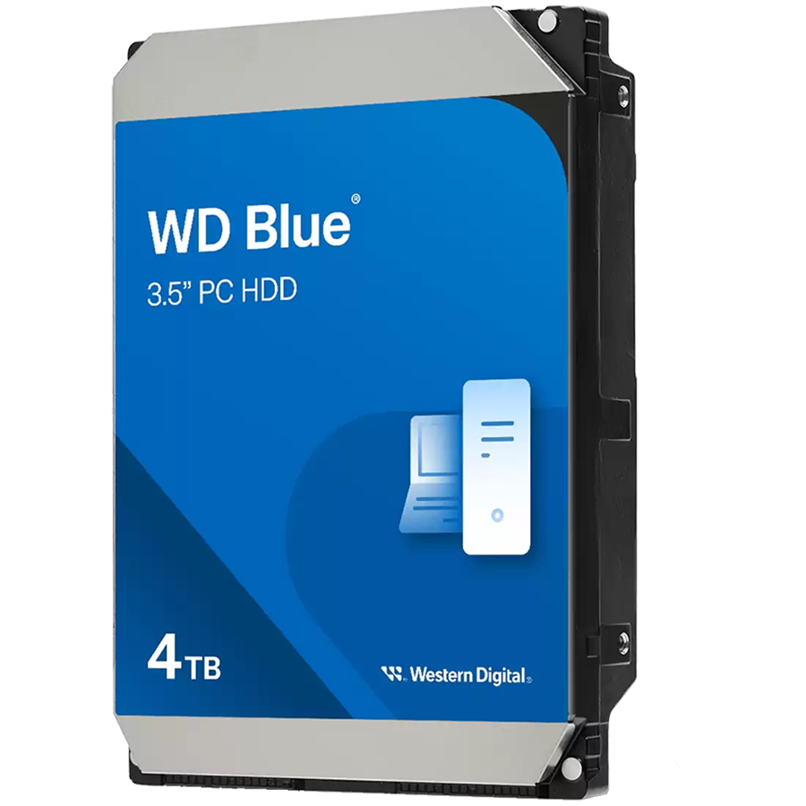 HDD Desktop WD Blue (3.5'', 4TB, 128MB, 5400 RPM, SATA 6 Gb/s) HDD Desktop WD Blue (3.5'', 4TB, 128MB, 5400 RPM, SATA 6 Gb/s) - Image 1