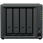 Synology DiskStation DS425+ Tower, 4-Bays 3.5'' SATA HDD/SSD, 2 x M.2 2280 NVMe SSD slot, CPU Intel Celeron J4125  4-core 2.0 GHz, 2 GB DDR4 non-ECC SODIMM, 1x RJ-45 2.5 GbE LAN, 1x RJ-45 1GbE LAN Port; 2x USB 3.2;  2.18 kg; 3yr warranty