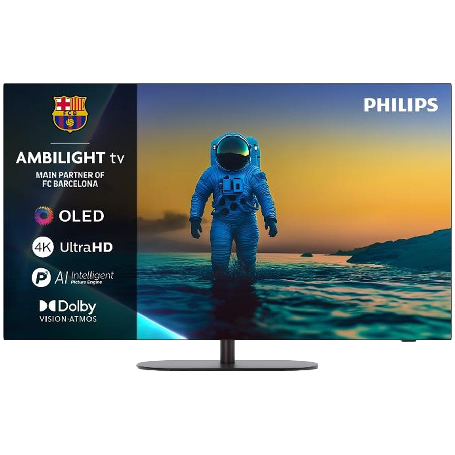 Philips 65OLED820/12 4K Google TV OLED, AMBILIGHT TV, 144 Hz, P5 AI Procesor, 164 cm (65''), Dolby Vision and Dolby Atmos Philips 65OLED820/12 4K Google TV OLED, AMBILIGHT TV, 144 Hz, P5 AI Procesor, 164 cm (65''), Dolby Vision and Dolby Atmos - Image 1