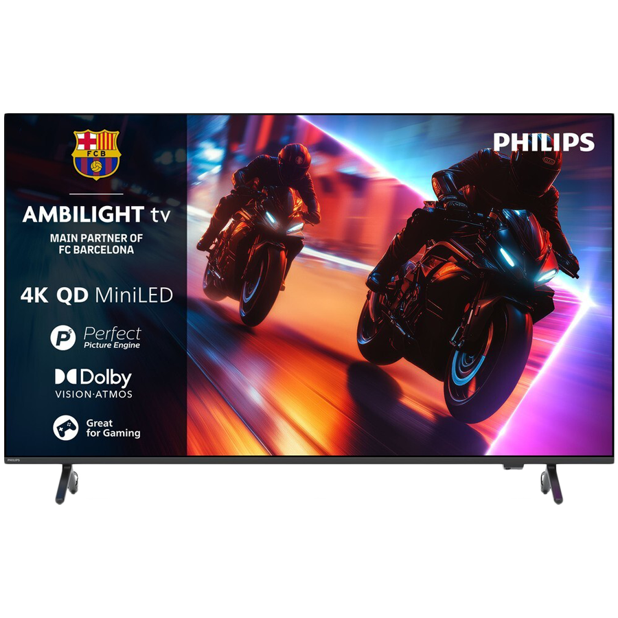Philips 85MLED910/12 AMBILIGHT 4K Quantum Dot Mini-LED 144 Hz, 215.9 cm (85''), P5 Perfect Picture Engine, Smart TV Titan OS, Dolby Vision i Atmos Philips 85MLED910/12 AMBILIGHT 4K Quantum Dot Mini-LED 144 Hz, 215.9 cm (85''), P5 Perfect Picture Engine, Smart TV Titan OS, Dolby Vision i Atmos - Image 1
