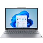 ThinkBook 16 G9 IRL, 16'' WUXGA (1920x1200) IPS 400 nits AG, Ultra 7 240H, 10C, 16GB DDR5, 512GB SSD M.2, Intel Intg,1080p IR Cam+Mic, WLAN + BT, 2x USB 3.2, 1x USB 3.2 Type C, 1x USB THB 4, HDMI, SD reader, RJ-45, FPR, Backlit Kb, 48WH, No Os, 3Yr