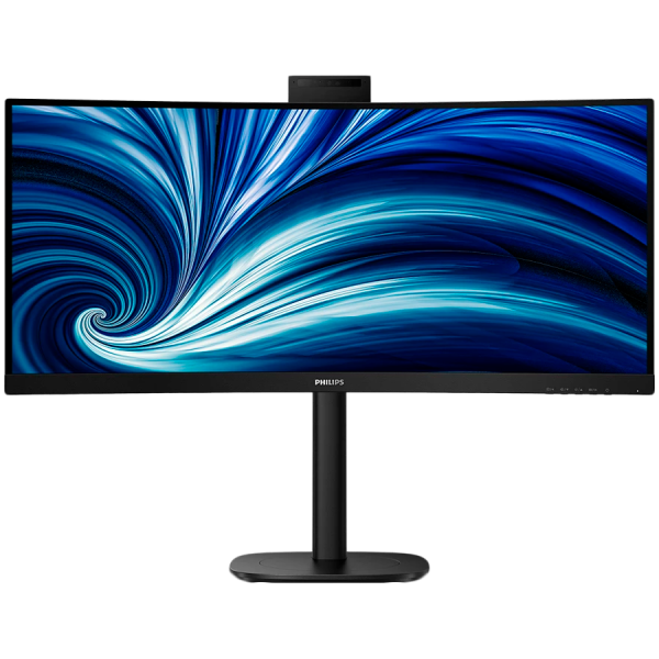 PHILIPS Monitor 34B2U3600CH 34" Curved, VA, 21:9, 3440x1440 (WQHD), 1500R, 120Hz, 4ms, 300 cd/m2, 3500:1, HDR10, Adaptive…