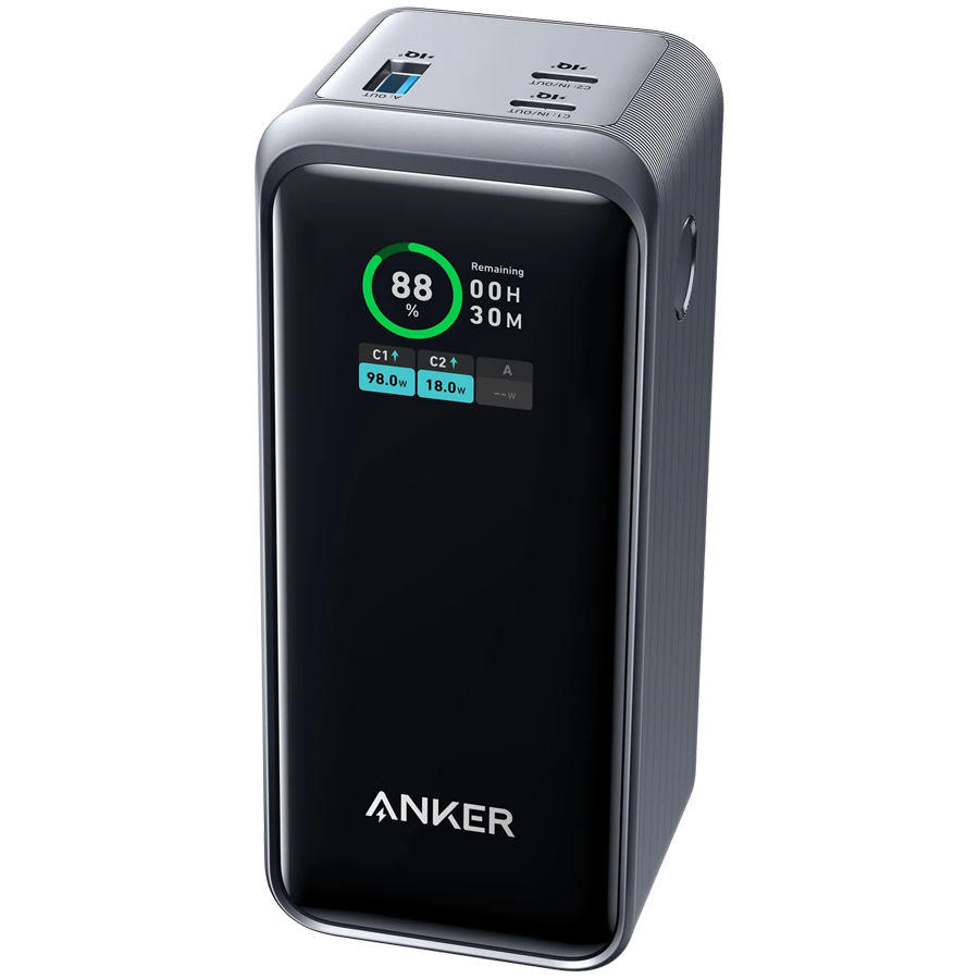 Anker Prime 20000mAh Power Bank (200W) Black Anker Prime 20000mAh Power Bank (200W) Black - Image 1