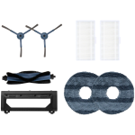 Anker, eufy Omni C20 Accessories Pack(side brush-2/filter-2/roller brush guard with comb-1/mop cloth-2) Black+Gray