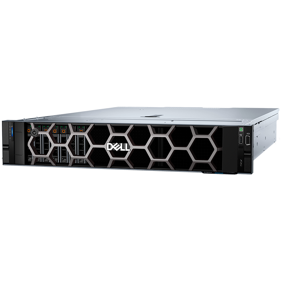 DELL EMC PowerEdge R760xs, 16x2.5", Intel Xeon Silver 4514Y, 32GB RDIMM 5600MT/s, 960GB SSD SATA RI, PERC H755, iDRAC9 Enterprise, Dual Hot-Plug 1100W PSU, BCM 5720 DP On-Board LOM+BCM 5719 QP NIC, Sliding Rails, TPM 2.0, No OS, 3Y PS NBD DELL EMC PowerEdge R760xs, 16x2.5", Intel Xeon Silver 4514Y, 32GB RDIMM 5600MT/s, 960GB SSD SATA RI, PERC H755, iDRAC9 Enterprise, Dual Hot-Plug 1100W PSU, BCM 5720 DP On-Board LOM+BCM 5719 QP NIC, Sliding Rails, TPM 2.0, No OS, 3Y PS NBD - Image 1