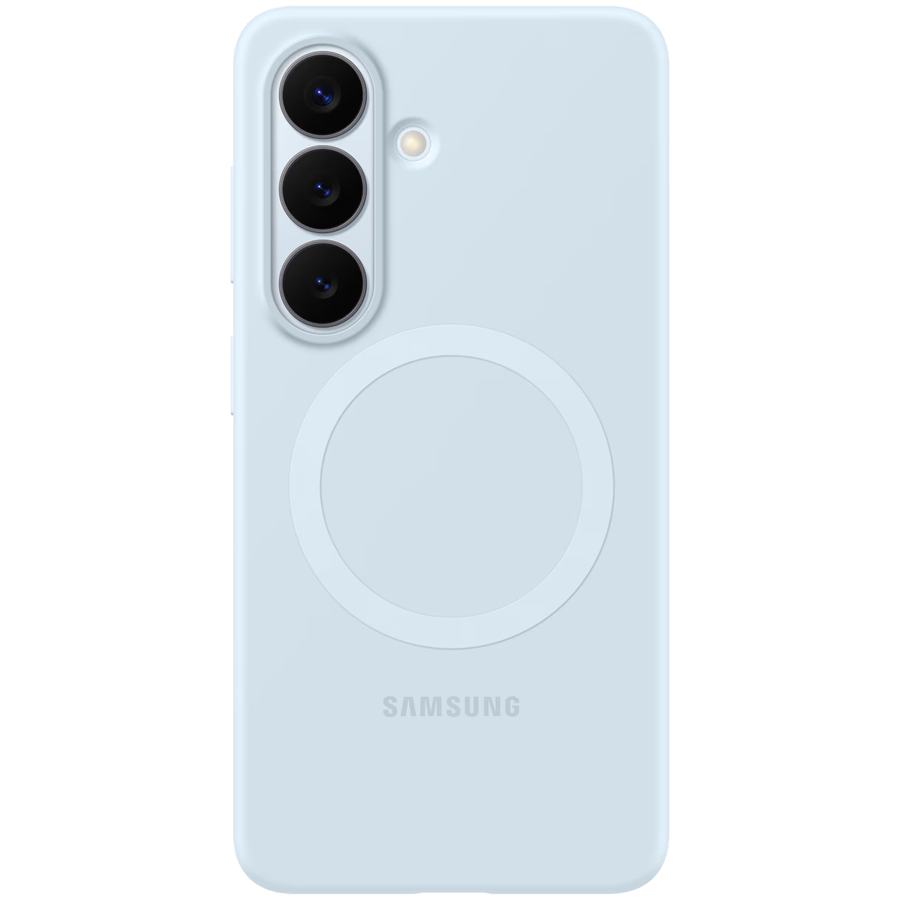 Samsung Galaxy S26 Silicone Magnet Case Lightblue Samsung Galaxy S26 Silicone Magnet Case Lightblue - Image 1