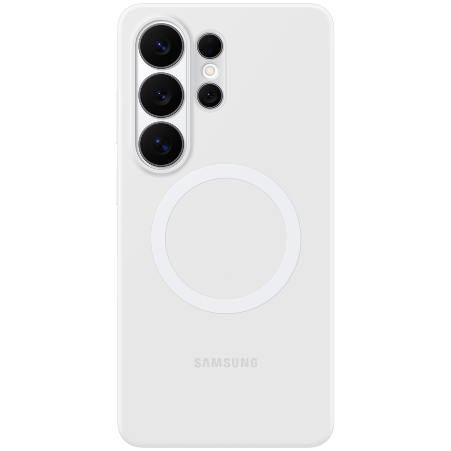 Samsung Galaxy S26 Ultra Silicone Magnet Case White Samsung Galaxy S26 Ultra Silicone Magnet Case White - Image 1