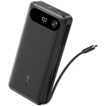 Anker Power Bank (20K, 87W, Built-In USB-C Cable) Black