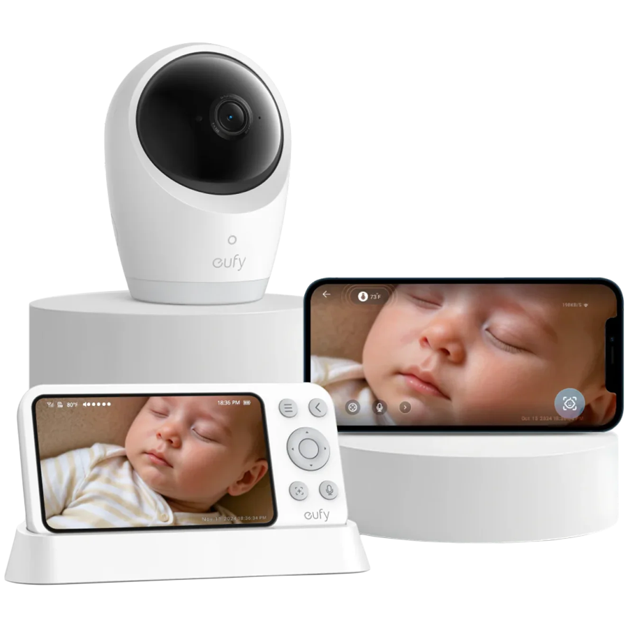 Anker, eufy Baby Monitor E21 White Anker, eufy Baby Monitor E21 White - Image 1