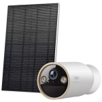 TP-Link Tapo C460 KIT Solar Powered Security Camera Kit, 1 x Tapo C425, 1 x Tapo A201, 2K QHD (2560x1440), 2.4 GHz, 10000mAh rechargeable lithium-ion battery, Solar panel (5.2V, 2.5W), Non-Stop Power, Flexible Solar Installation, Tapo app