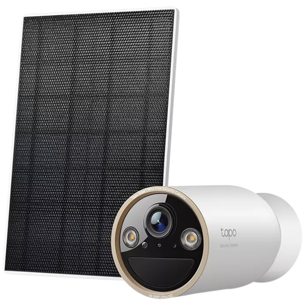 TP-Link Tapo C460 KIT Solar Powered Security Camera Kit, 1 x Tapo C425, 1 x Tapo A201, 2K QHD (2560x1440), 2.4 GHz, 10000mAh…