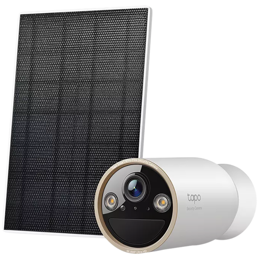 TP-Link Tapo C460 KIT Solar Powered Security Camera Kit, 1 x Tapo C425, 1 x Tapo A201, 2K QHD (2560x1440), 2.4 GHz, 10000mAh rechargeable lithium-ion battery, Solar panel (5.2V, 2.5W), Non-Stop Power, Flexible Solar Installation, Tapo app TP-Link Tapo C460 KIT Solar Powered Security Camera Kit, 1 x Tapo C425, 1 x Tapo A201, 2K QHD (2560x1440), 2.4 GHz, 10000mAh rechargeable lithium-ion battery, Solar panel (5.2V, 2.5W), Non-Stop Power, Flexible Solar Installation, Tapo app - Image 1