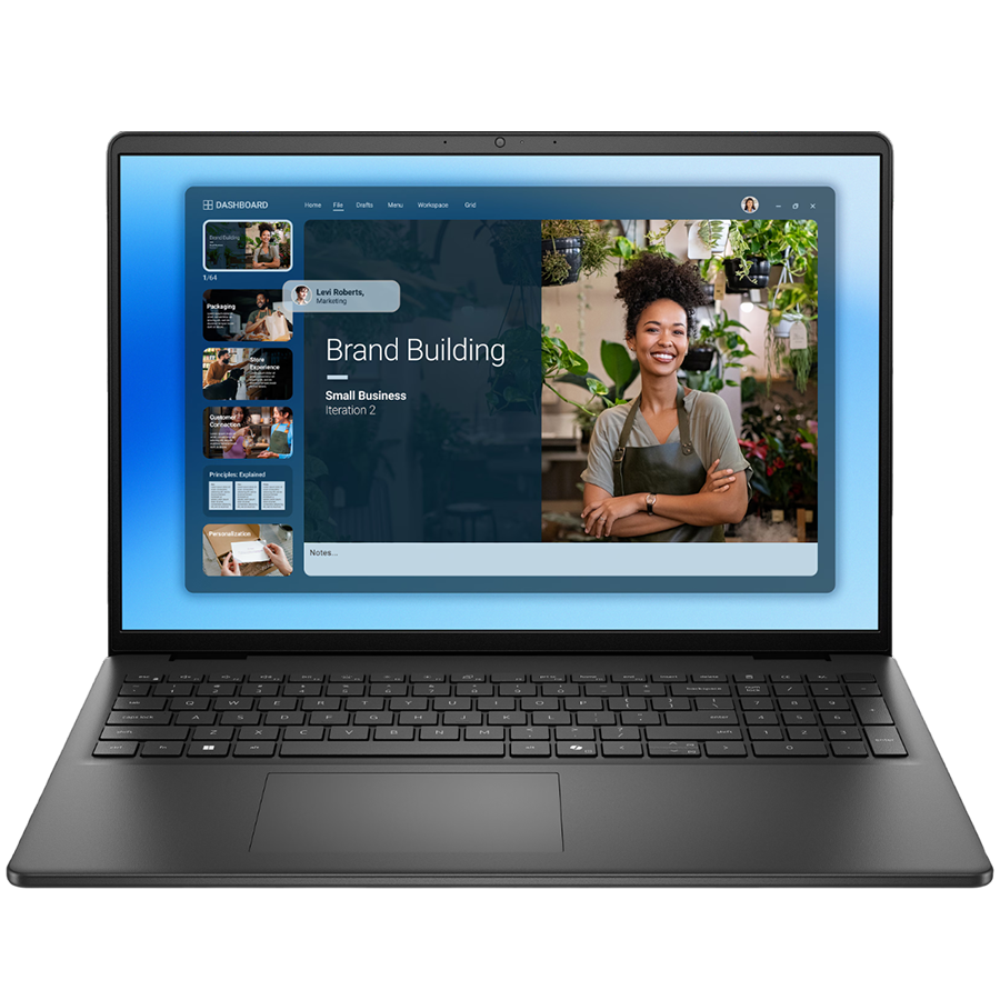 Dell 16 (DC16250) Intel Core 5 120U (10C, up to 5.0GHz), 16GB (2x8GB) DDR5 5200MHz, 512GB PCIe NVMe SSD, 16.0" FHD+ (1920x1200) 300 nits, Intel Graphics, HDMI 1.4, 2x USB-A 3.2 Gen1, 1x USB-C 3.2 Gen2 (Power Delivery & DisplayPort 1.4), Wi-Fi 6 + BT, HD 720p Cam, 41Wh, Ubuntu 3Yr Dell 16 (DC16250) Intel Core 5 120U (10C, up to 5.0GHz), 16GB (2x8GB) DDR5 5200MHz, 512GB PCIe NVMe SSD, 16.0" FHD+ (1920x1200) 300 nits, Intel Graphics, HDMI 1.4, 2x USB-A 3.2 Gen1, 1x USB-C 3.2 Gen2 (Power Delivery & DisplayPort 1.4), Wi-Fi 6 + BT, HD 720p Cam, 41Wh, Ubuntu 3Yr - Image 1