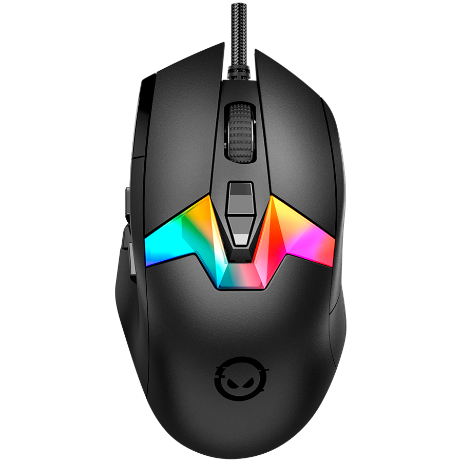 LORGAR MSP80, 8000 Hz Gaming Mouse Pro, Black LORGAR Gaming Mouse MSP80 Pro Wired PixArt 3395 8K Black - Image 1