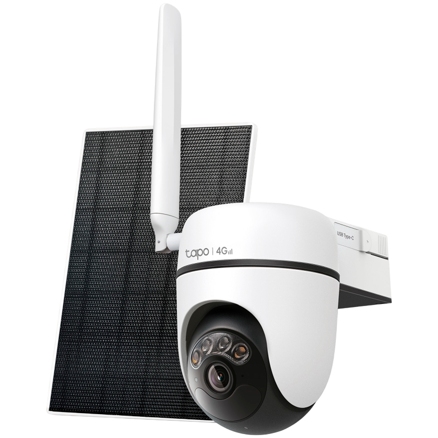 TP-Link Tapo C615G KIT Solar-Powered Pan/Tilt Security Camera Kit, 2K 3MP(2304x1296), 2.4 GHz, 10400mAh rechargeable lithium-ion battery, Solar panel (5.2V, 2.5W), Pan/Tilt, Non-Stop Power, Smart Detection and Notifications (motion, people, cars) TP-Link Tapo C615G KIT Solar-Powered Pan/Tilt Security Camera Kit, 2K 3MP(2304x1296), 2.4 GHz, 10400mAh rechargeable lithium-ion battery, Solar panel (5.2V, 2.5W), Pan/Tilt, Non-Stop Power, Smart Detection and Notifications (motion, people, cars) - Image 1