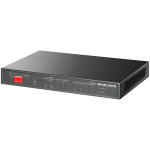 Mercusys MS112GMP 12-Port Gigabit Desktop Switch with 8-Port PoE+,  8x G PoE+ Ports, 2x G Non-PoE Ports, 2x G SFP Slots, 110 W PoE Power, Desktop Steel Case, Wall Mounting,  Extend Mode for 250m PoE Transmitting, Priority Port 1-2, Isolation Mode