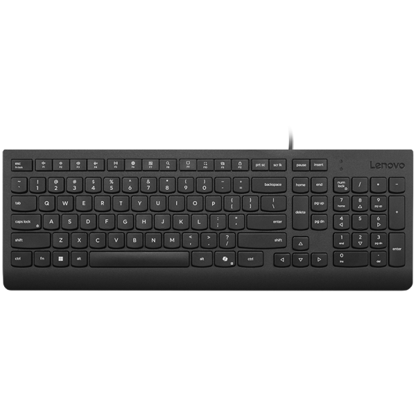 Lenovo Essential Wired Keyboard (Black) - US English 103P