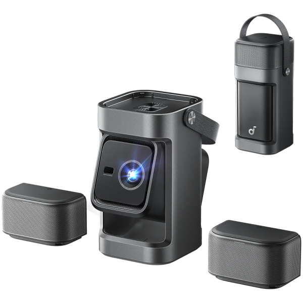 Anker, Soundcore Nebula P1, 1080p Full HD, 650 ANSI Lumens, 20W Detachable Surround Speakers, Dolby Audio, Up to 180"…