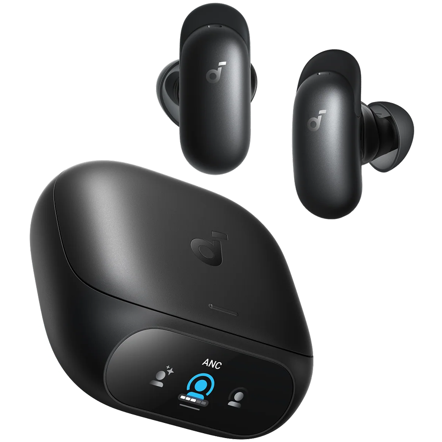 Anker, soundcore Liberty 5 Pro Black, 0.96 Display, ANC 4.0, Instant Pure Silence Anker, soundcore Liberty 5 Pro Black, 0.96 Display, ANC 4.0, Instant Pure Silence - Image 1