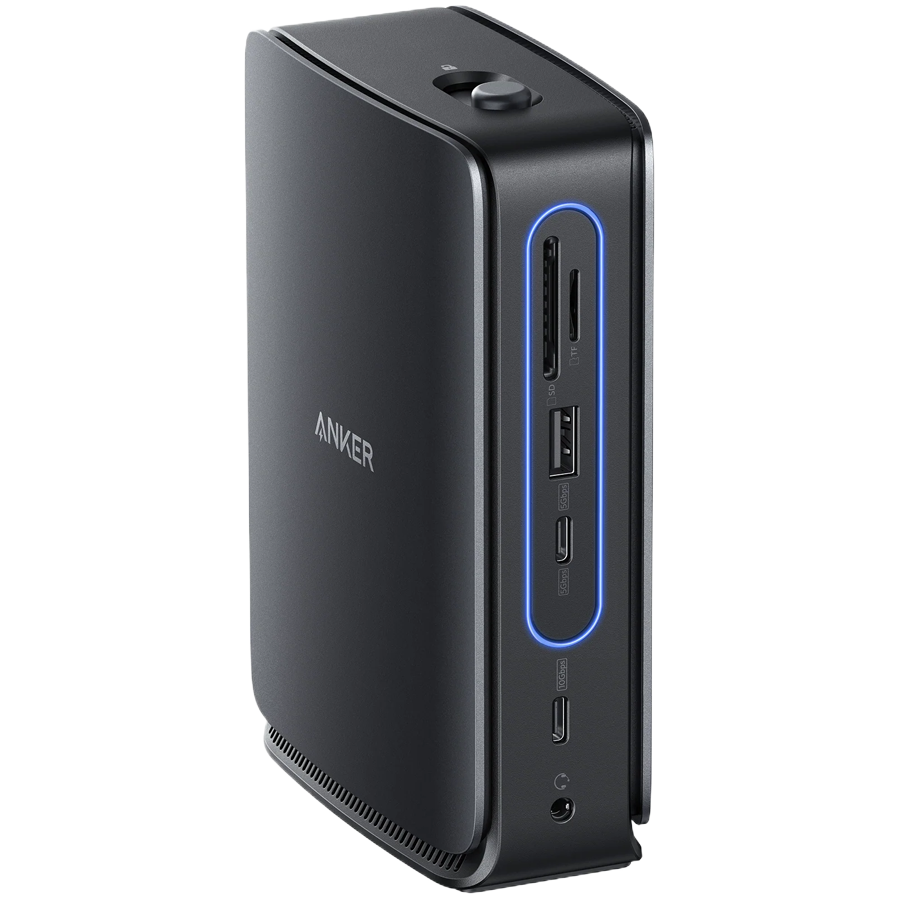 Anker Nano Docking Station (13-in-1, Triple Display, Built-In Removable Hub), SD/TF 3.0 Card Slots, 3x USB-A, 2x HDMI, 1x DP,3.5mm Audio Jack, Ethernet, 2x USB-C Anker Nano Docking Station (13-in-1, Triple Display, Built-In Removable Hub), SD/TF 3.0 Card Slots, 3x USB-A, 2x HDMI, 1x DP,3.5mm Audio Jack, Ethernet, 2x USB-C - Image 1