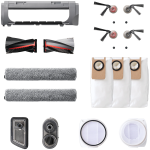 Anker, Eufy S2 Accessories Package, 2 Pairs of Side Brushes, 2 Filter Sets, 1 Roller Brush, 1 Brush Guard, Water Tank Filter, Dust Bag, Brush Guard