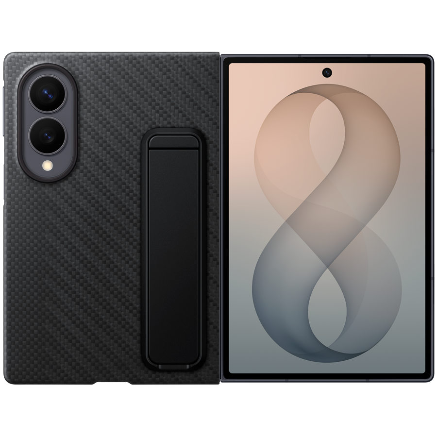 Samsung Galaxy Fold8 Carbon Standing Black Samsung Galaxy Fold8 Carbon Standing Black - Image 1