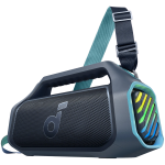 Anker, soundcore Boom 2 Plus Blue Speaker, 140W, 20-Hour Playtime, 30W Fast Recharging, BassUp 2.0, 103dB Loud Sound, BT 6.0, Waterproof (IPX7) Floatable