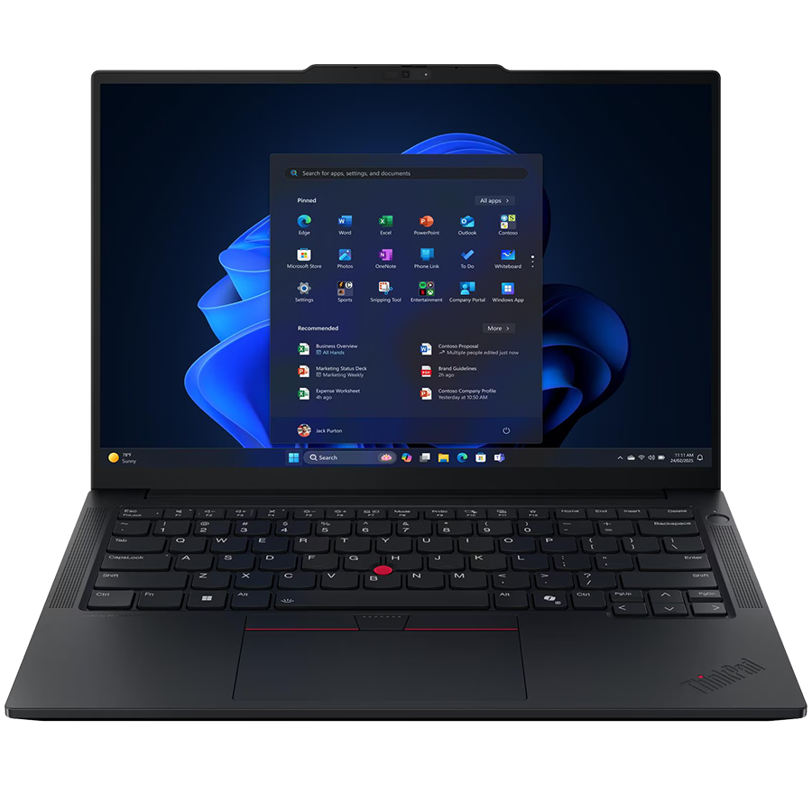 ThinkPad E14 Gen 7, 14" (1920 x 1200) AG, Intel Core 5 210H, 8C up to 3.6GHz, 16GB DDR5, 1TB SSD M.2 PCIe, Cam + Mic, 2x USB 3.2, 1x USB-C, 1x USB-C THB 4, HDMI, Backlit KB, 64Wh, Win 11 Home, 3Yr ThinkPad E14 Gen 7, 14" (1920 x 1200) AG, Intel Core 5 210H, 8C up to 3.6GHz, 16GB DDR5, 1TB SSD M.2 PCIe, Cam + Mic, 2x USB 3.2, 1x USB-C, 1x USB-C THB 4, HDMI, Backlit KB, 64Wh, Win 11 Home, 3Yr - Image 1