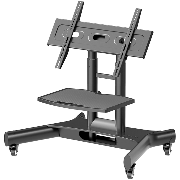 ONKRON Tilting Mobile TV Stand for 32'' – 70 Inch LCD LED OLED TV Screens & Touch Panels Rolling TV Cart on Wheels with…