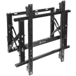 ONKRON Professional Wall Mount Solution for Video Walls Pop Out System 50''-70'', Black