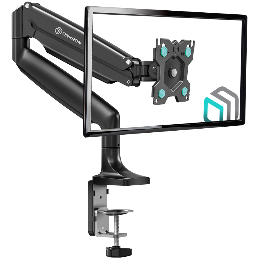 ONKRON Monitor Desk Mount for 13 to 32-Inch LED LCD Flat Monitors up to 9 kg, Black ONKRON Monitor Desk Mount for 13 to 32-Inch LED LCD Flat Monitors up to 9 kg, Black - Image 1