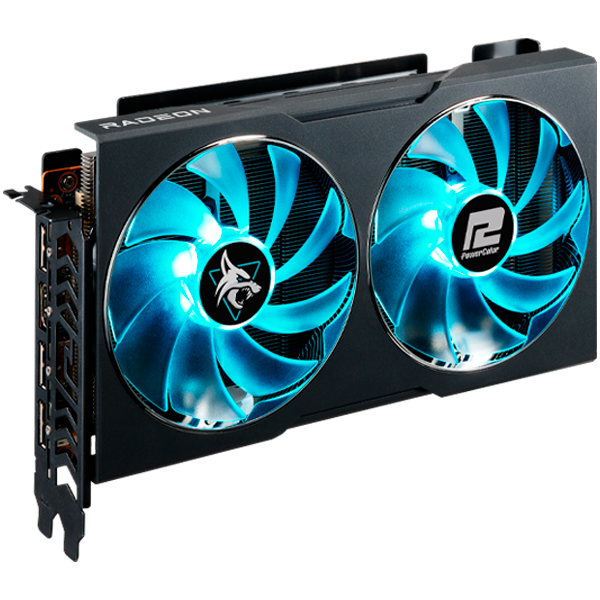 Power Color Radeon RX 7600 8GB GDDR6 128bit, 3x DP, 1x HDMI, 2 fans, 2 slot Power Color Radeon RX 7600 8GB GDDR6 128bit, 3x DP, 1x HDMI, 2 fans, 2 slot - Image 1