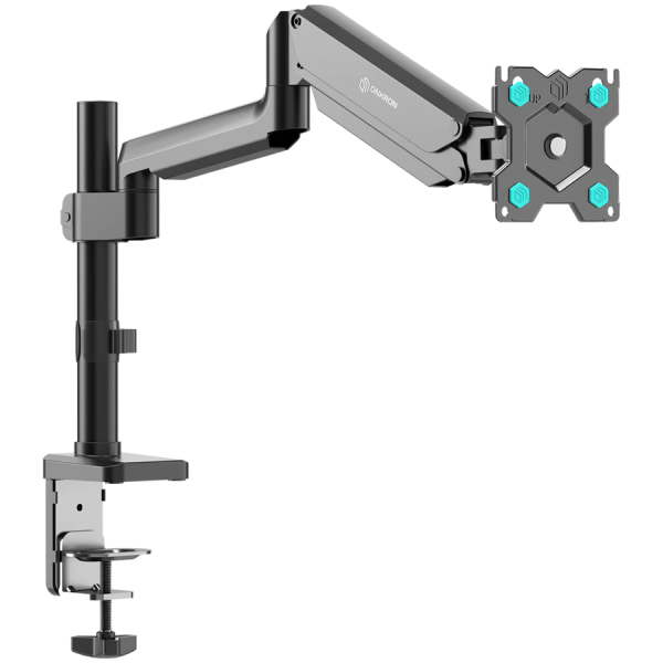 ONKRON Single Monitor Desk Mount for 13'' to 34" LCD LED Screens up to 12kg, Black.