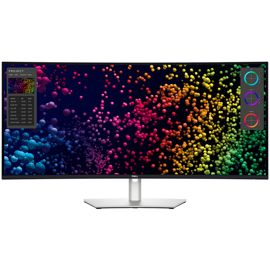 Monitor DELL UltraSharp U4025QW 40" Curved, 5120x2160, WUHD, 120Hz, IPS Antiglare, 21:9, 1000:1, 450 cd/m2, 8ms/5ms, 178/178, DP, HDMI, 2xTHB4, 3xUSB-C, 5xUSB-A, RJ-45, Audio line out, 2x 9W Speakers, Tilt, Swivel, Height Adjust, 3Y Monitor DELL UltraSharp U4025QW 40" Curved, 5120x2160, WUHD, 120Hz, IPS Antiglare, 21:9, 1000:1, 450 cd/m2, 8ms/5ms, 178/178, DP, HDMI, 2xTHB4, 3xUSB-C, 5xUSB-A, RJ-45, Audio line out, 2x 9W Speakers, Tilt, Swivel, Height Adjust, 3Y - Image 1