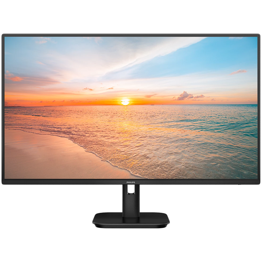 Philips Monitor 1000 Series 27E1N1100A 27'' IPS, 1920x1080 (Full HD), 100Hz, 1ms MPRT, 250 cd/m², 1300:1, HDMI, VGA, Built-in Speakers, Black, 3-year warranty Philips Monitor 1000 Series 27E1N1100A 27'' IPS, 1920x1080 (Full HD), 100Hz, 1ms MPRT, 250 cd/m², 1300:1, HDMI, VGA, Built-in Speakers, Black, 3-year warranty - Image 1
