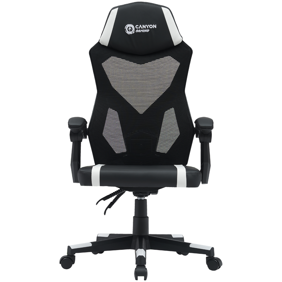 CANYON gaming chair Flow MCH01 Mesh Black White CANYON gaming chair Flow MCH01 Mesh Black White - Image 1