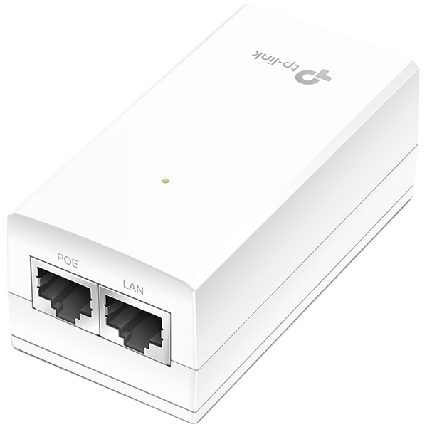 Omada 24V Passive PoE Injector Adapter PORT: 1× Gigabit PoE Port, 1× Gigabit Non-PoE Port SPEC: Data and Power Carried over The Same Cable, 24V Power Input, 12 W PoE Power, Plastic Case Omada 24V Passive PoE Injector Adapter PORT: 1× Gigabit PoE Port, 1× Gigabit Non-PoE Port SPEC: Data and Power Carried over The Same Cable, 24V Power Input, 12 W PoE Power, Plastic Case - Image 1