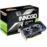 INNO3D NVIDIA Video Card GTX 1650 Twin X2 GDDR6 128bit, 1620 MHz / 12Gbps, 1x DP, 1x HDMI, 1x DVI-D, 2 fan, 2 slot