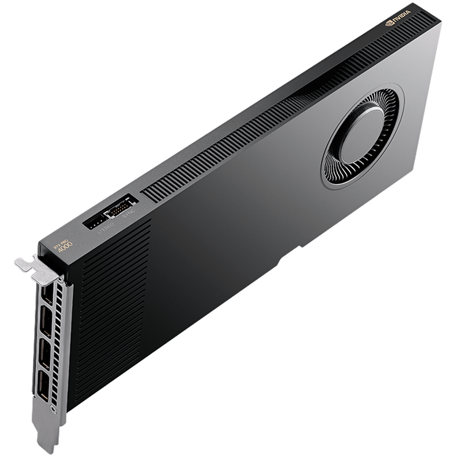 PNY NVIDIA RTX PRO 4000 Blackwell OEM Version, PCI-Express x16 Gen 5.0, 24 GB GDDR7 ECC 192-bit, 672 GB/s, 140W, FMHL Single Slot (11,2cm H x 24,1cm L), 4x DP 2.1b PNY NVIDIA RTX PRO 4000 Blackwell OEM Version, PCI-Express x16 Gen 5.0, 24 GB GDDR7 ECC 192-bit, 672 GB/s, 140W, FMHL Single Slot (11,2cm H x 24,1cm L), 4x DP 2.1b - Image 1
