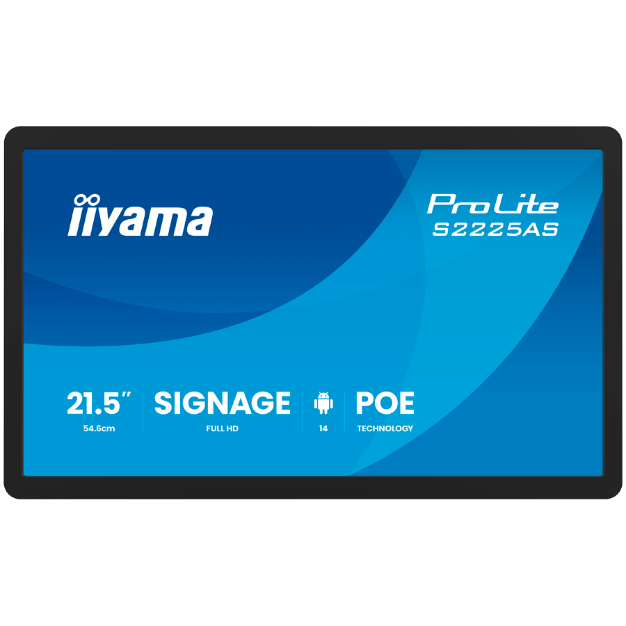 IIYAMA Monitor LED S2225AS-B1P Android Touch IIYAMA Monitor LED S2225AS-B1P Android Touch - Image 1