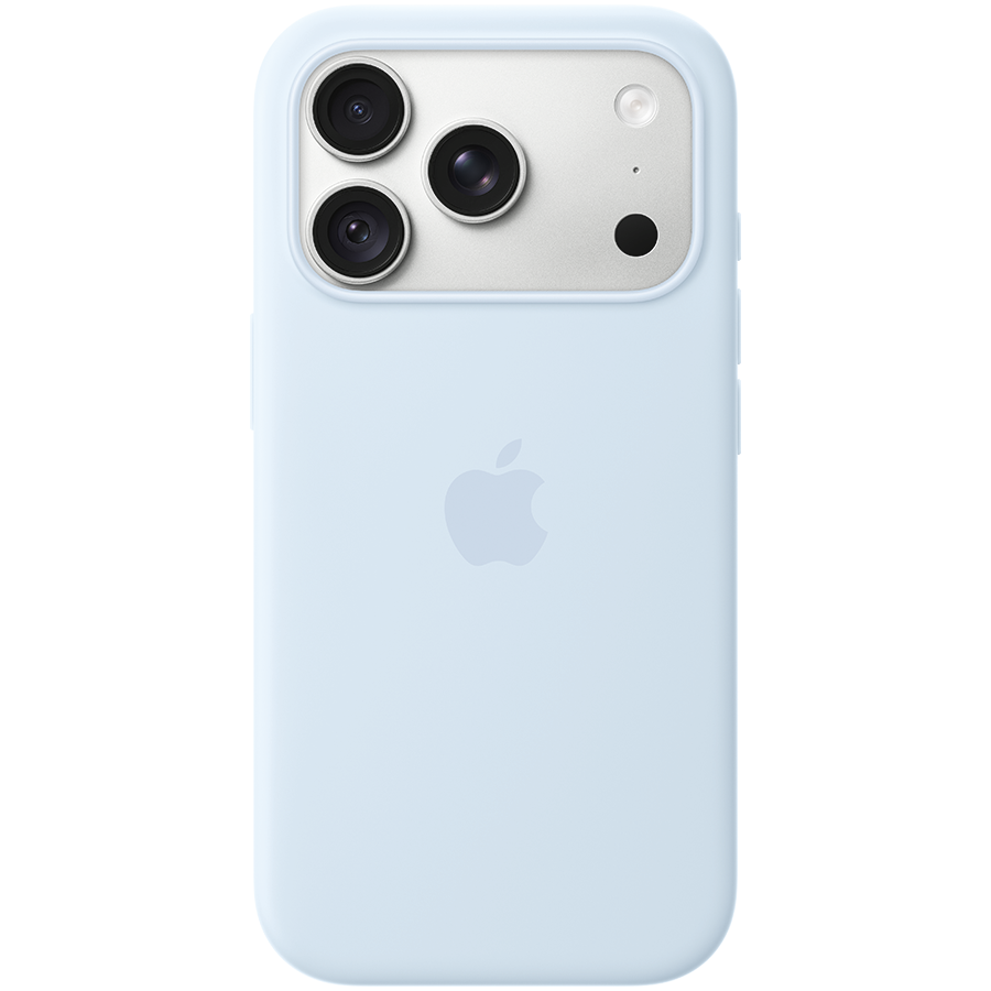 iPhone 18 Pro Silicone Case with MagSafe - Crisp Blue, Model A3701 iPhone 18 Pro Silicone Case with MagSafe - Crisp Blue, Model A3701 - Image 1