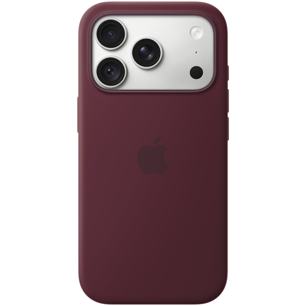 APPLE iPhone 18 Pro Silicone Case with MagSafe - Burgundy, Model A3701