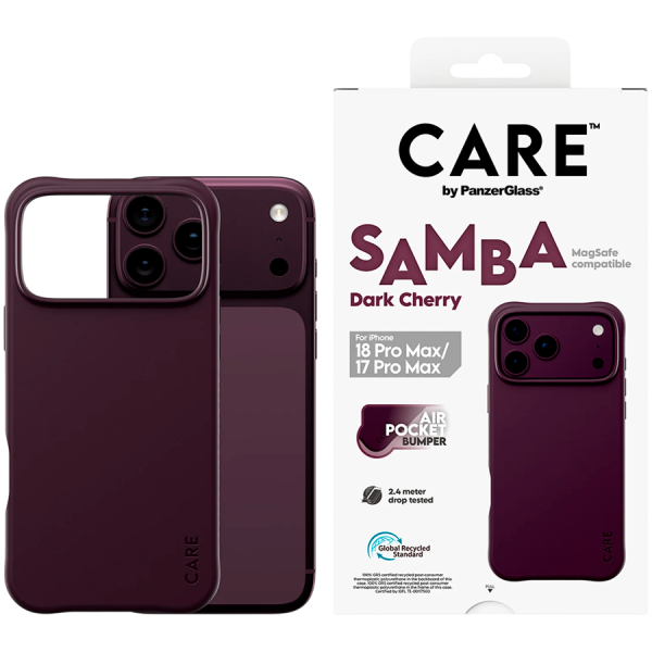 PANZERGLASS Samba Case Dark Cherry w. MagSafe iPhone 18 Pro Max