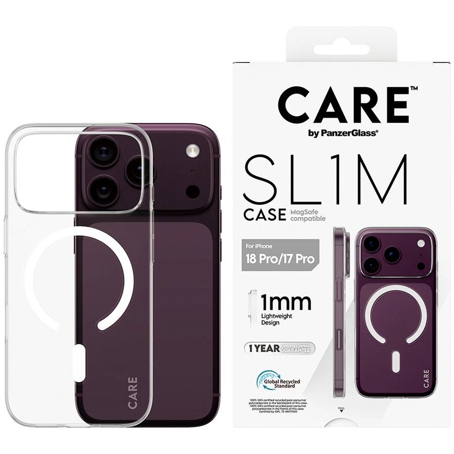 SL1M Case Transparent w. MagSafe iPhone 18 Pro SL1M Case Transparent w. MagSafe iPhone 18 Pro - Image 1