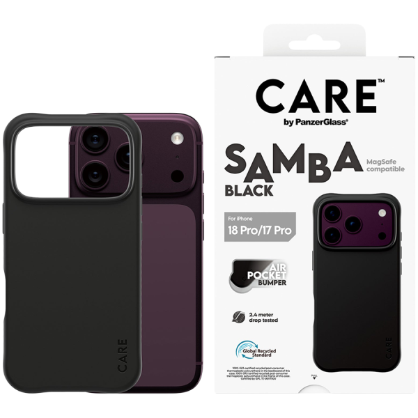 PANZERGLASS Samba Case Black w. MagSafe iPhone 18 Pro
