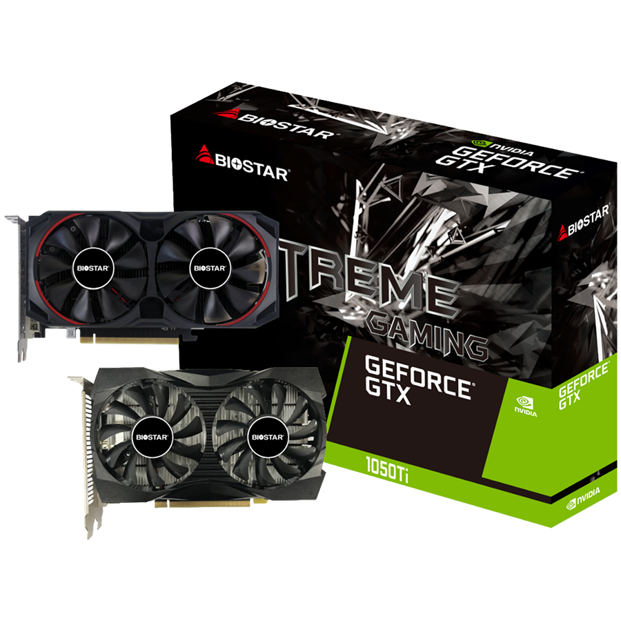Biostar Video Card NVidia, PN: VN1055TF41, GT1050Ti, 4GB Biostar Video Card NVidia, PN: VN1055TF41, GT1050Ti, 4GB - Image 1